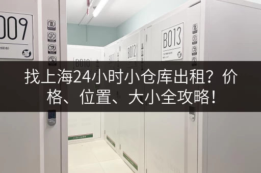 找上海24小时小仓库出租？价格、位置、大小全攻略！