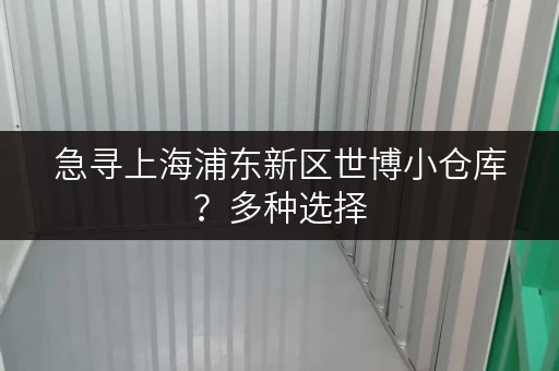 急寻上海浦东新区世博小仓库？多种选择，立即联系