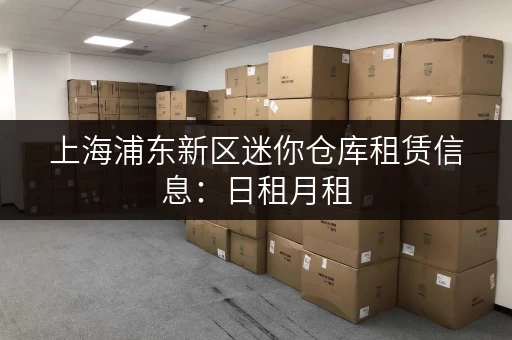 上海浦东新区迷你仓库租赁信息：日租月租，多种方案
