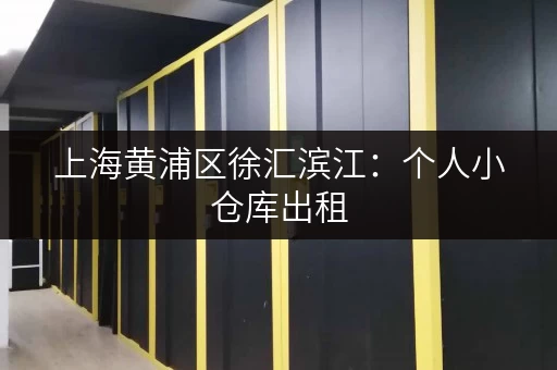 上海黄浦区徐汇滨江：个人小仓库出租，拎包入住！