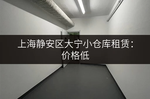 上海静安区大宁小仓库租赁：价格低，位置好，随时可看！