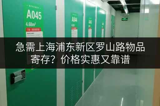 急需上海浦东新区罗山路物品寄存？价格实惠又靠谱