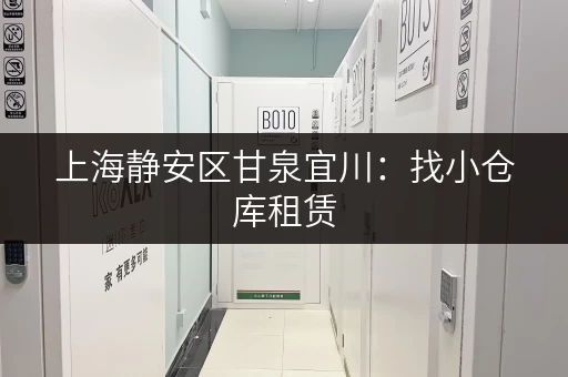 上海静安区甘泉宜川：找小仓库租赁，价格实惠，位置优越！