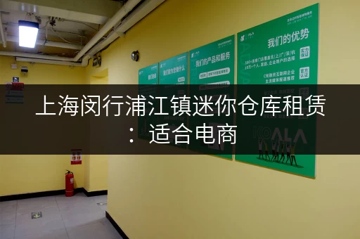 上海闵行浦江镇迷你仓库租赁：适合电商，小型企业