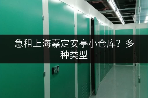 急租上海嘉定安亭小仓库？多种类型，灵活选择，快速解决您的仓储难题！