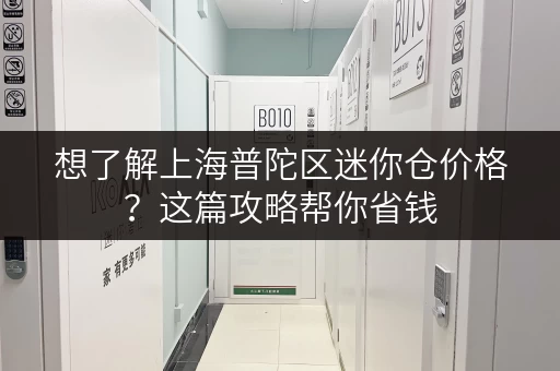 想了解上海普陀区迷你仓价格？这篇攻略帮你省钱