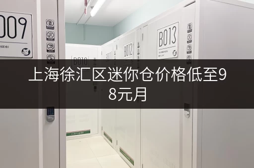 上海徐汇区迷你仓价格低至98元月，安全可靠