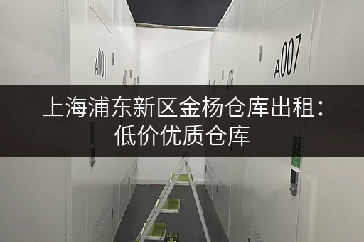 上海浦东新区金杨仓库出租：低价优质仓库，多种面积可选