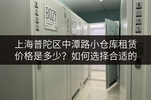 上海普陀区中潭路小仓库租赁价格是多少？如何选择合适的仓库？