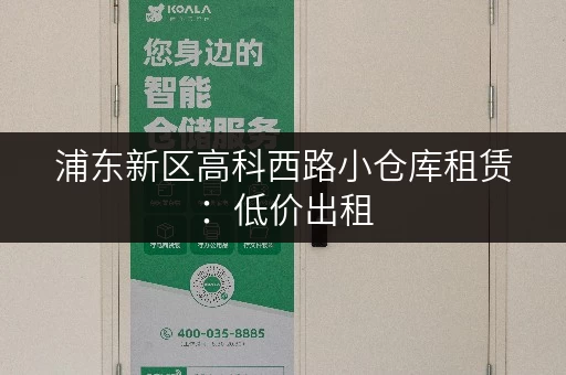 浦东新区高科西路小仓库租赁：低价出租，多种面积可选！