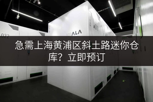 急需上海黄浦区斜土路迷你仓库？立即预订，方便省心