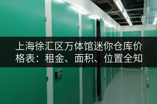 上海徐汇区万体馆迷你仓库价格表：租金、面积、位置全知道
