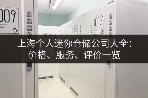 上海个人迷你仓储公司大全：价格、服务、评价一览