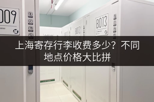 上海寄存行李收费多少？不同地点价格大比拼