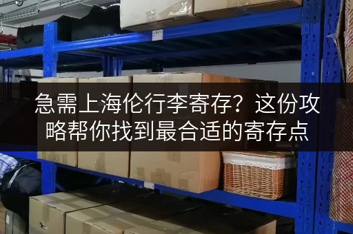 急需上海伦行李寄存？这份攻略帮你找到最合适的寄存点