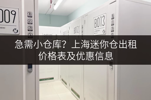 急需小仓库？上海迷你仓出租价格表及优惠信息