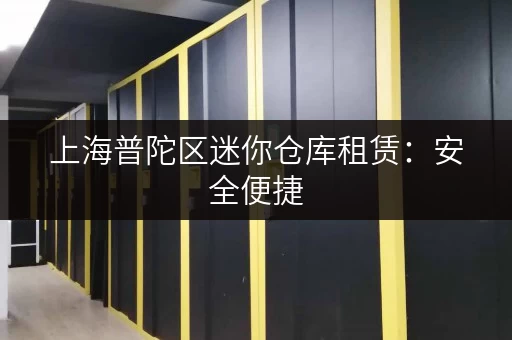 上海普陀区迷你仓库租赁：安全便捷，24小时自助服务