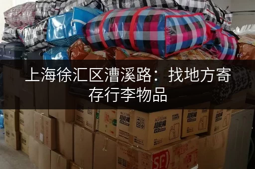 上海徐汇区漕溪路：找地方寄存行李物品