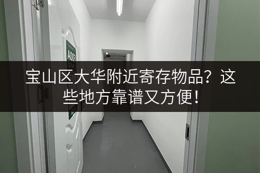 宝山区大华附近寄存物品？这些地方靠谱又方便！
