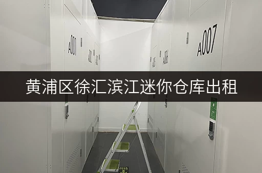 黄浦区徐汇滨江迷你仓库出租，安全可靠，方便快捷！