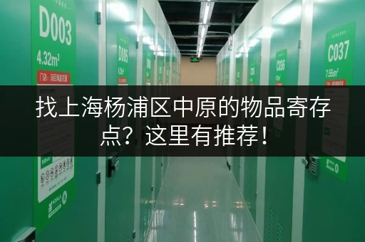 找上海杨浦区中原的物品寄存点?这里有推荐! 找上海杨浦区中原的物品寄存点?这里有推荐!
