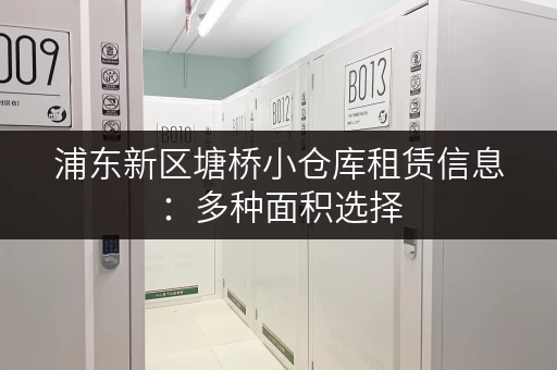 浦东新区塘桥小仓库租赁信息：多种面积选择，灵活租期