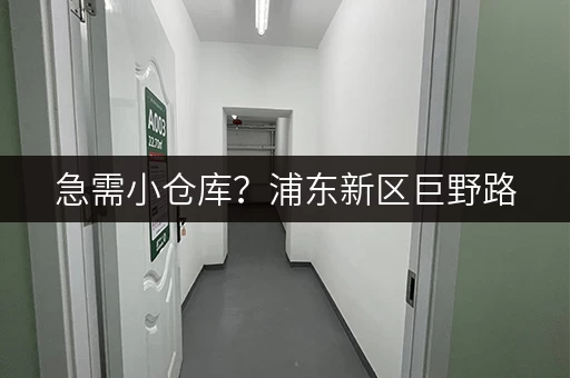 急需小仓库？浦东新区巨野路，多种尺寸仓库出租！