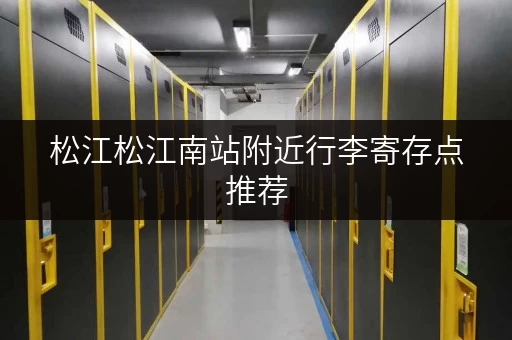 松江松江南站附近行李寄存点推荐，价格实惠又安全