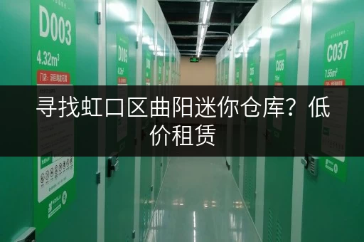 寻找虹口区曲阳迷你仓库？低价租赁，安全可靠！