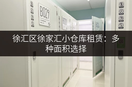 徐汇区徐家汇小仓库租赁：多种面积选择，满足您的仓储需求！
