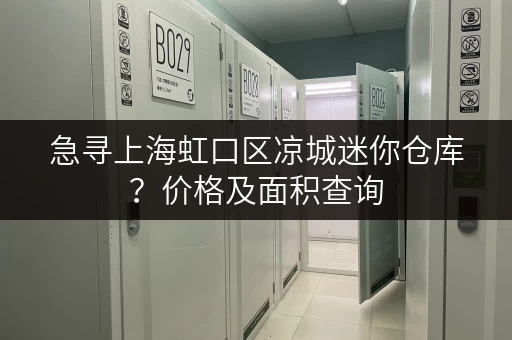 急寻上海虹口区凉城迷你仓库？价格及面积查询