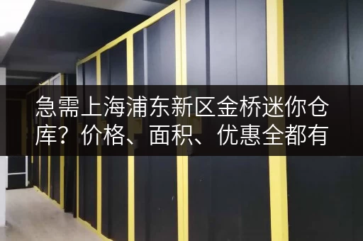 急需上海浦东新区金桥迷你仓库？价格、面积、优惠全都有！