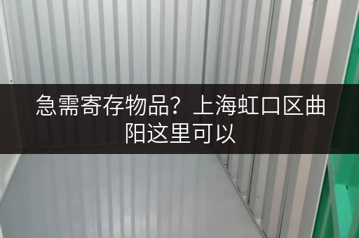 急需寄存物品？上海虹口区曲阳这里可以