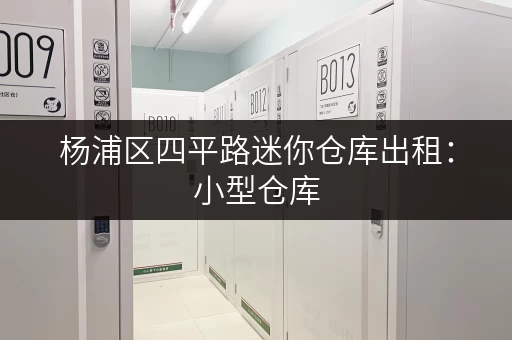 杨浦区四平路迷你仓库出租：小型仓库，安全可靠，方便快捷！