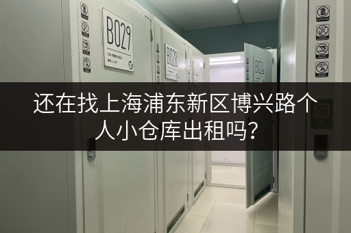 还在找上海浦东新区博兴路个人小仓库出租吗？