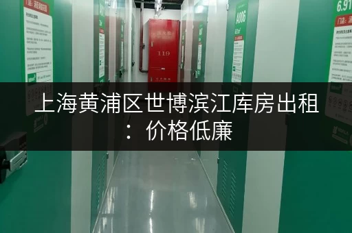 上海黄浦区世博滨江库房出租：价格低廉，面积灵活！