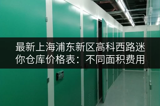最新上海浦东新区高科西路迷你仓库价格表：不同面积费用详解