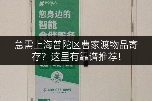急需上海普陀区曹家渡物品寄存？这里有靠谱推荐！