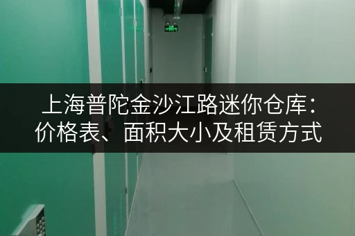 上海普陀金沙江路迷你仓库：价格表、面积大小及租赁方式