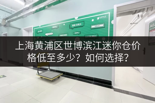 上海黄浦区世博滨江迷你仓价格低至多少？如何选择？