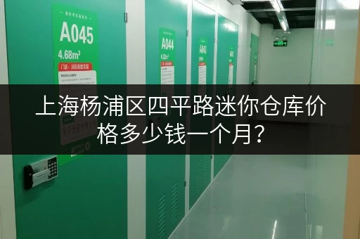上海杨浦区四平路迷你仓库价格多少钱一个月？