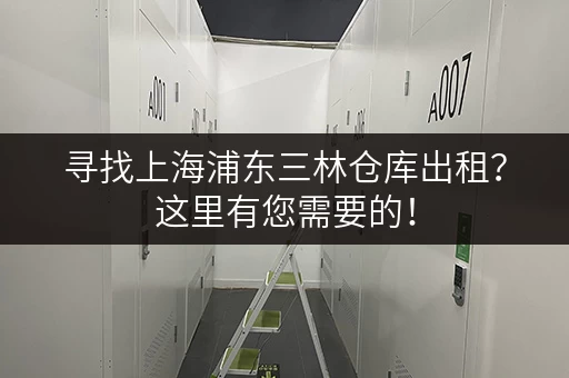 寻找上海浦东三林仓库出租？这里有您需要的！