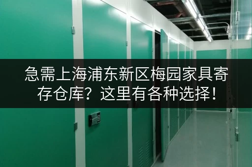 急需上海浦东新区梅园家具寄存仓库？这里有各种选择！