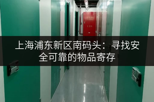上海浦东新区南码头：寻找安全可靠的物品寄存