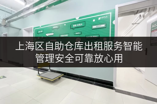 上海区自助仓库出租服务智能管理安全可靠放心用
