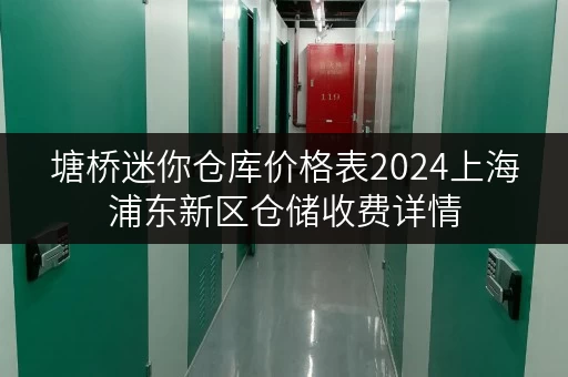 塘桥迷你仓库价格表2024上海浦东新区仓储收费详情