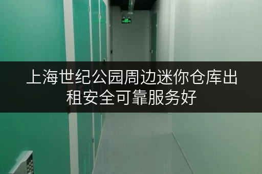 上海世纪公园周边迷你仓库出租安全可靠服务好