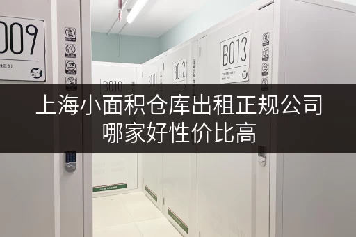 上海小面积仓库出租正规公司哪家好性价比高