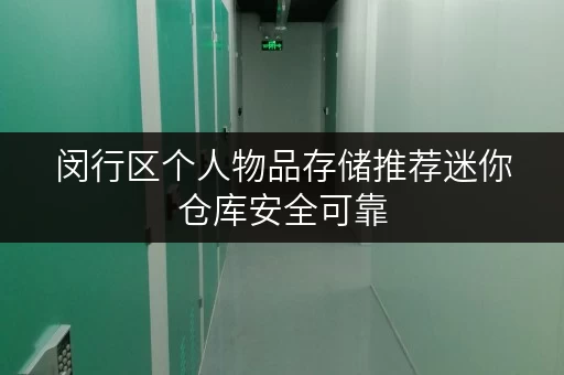 闵行区个人物品存储推荐迷你仓库安全可靠
