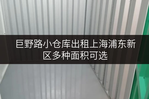 巨野路小仓库出租上海浦东新区多种面积可选